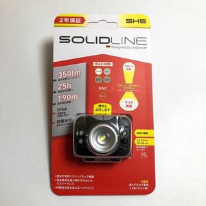 1スタ【新品未開封】ledlenser レッドレンザー ヘッドライト SOLIDLINE 350lm ルーメン 502205 ドイツ 明るさ4段階 登山 作業 キャンプ