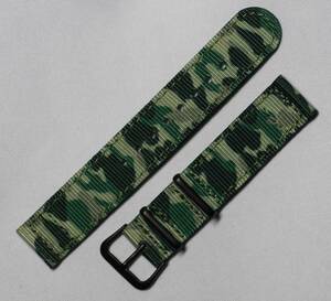  nylon belt 18mm camouflage | camouflage -ju strap separate 2 division NATO belt black tail pills military new goods 