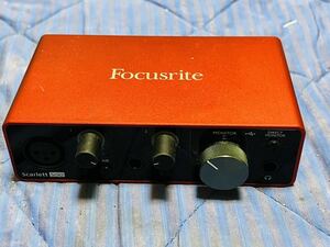 NEMKO　Focusrite　フォーカスライト　SCARLETT　SOLO　オーディオインターフェイス　レッド　 