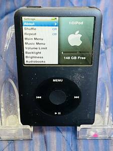 ◆APLLE iPod classic A1238 160GB シルバー 通電OK◆アップル クラシック デジタルオーディオプレーヤー