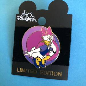 【未使用】●disney デイジー　LE ピンバッジ　海外ディズニー　ピンズ　wdw