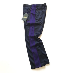 【新品】23AW 今期 完売品 Needles ニードルス Narrow Track Pants POLY SMOOTH ナロー トラックパンツ NS247 ネイビー size:XS ポリ