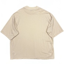 22SS AURALEEオーラリー SUPER SOFT WOOL JERSEY MOCK-NECK TEE スーパーソフトウールジャージー モックネック Tシャツ / 5 / ベージュ_画像2