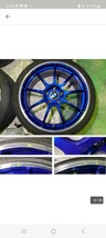 希少 エンケイ レーシング ENKEI Racing RSM9 BMW ルマンブルー 19インチ 8.5J +32 9.5J +32 PCD120 5H 軽量 空気圧センサー モニター付_画像3