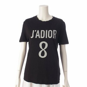 【クリスチャンディオール】Christian Dior　J'ADIOR 8 コットン 半袖 Tシャツ 843T03TC428 ブラック S 【中古】195724