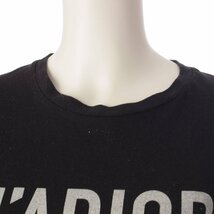 【クリスチャンディオール】Christian Dior　J'ADIOR 8 コットン 半袖 Tシャツ 843T03TC428 ブラック S 【中古】195724_画像5