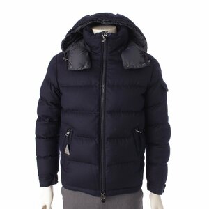 【モンクレール】Moncler　19年 メンズ MONTGENEVRE モンジュネーブル ダウンジャケット 1A537 ネイビー 0 【中古】【正規品保証】197665