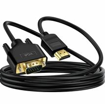 HDMI -VGA ゴールドメッキ　ケーブル　2M_画像2