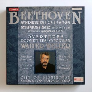 LP/ ウェラー / ベートーヴェン：交響曲全集 / UK盤 BOX 6枚組 DIGITAL CDサイズブックレット CHANDOS DBRD6001 31209