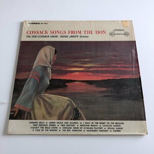 LP/ ジャーロフ、ドン・コサック合唱団 / COSSACK SONGS FROM THE DON / US盤 LONDON SW-99423 31215