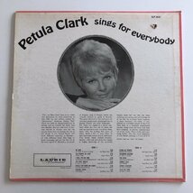 LP/ PETULA CLARK / SINGS FOR EVERYBODY / ペトゥラ・クラーク / US盤 オリジナル LAURIE SLP-2043 31214_画像2