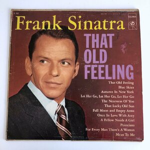 LP/ FRANK SINATRA / THAT OLD FEELING / フランク・シナトラ / US盤 オリジナル 6EYES 深溝 CL-902 31226
