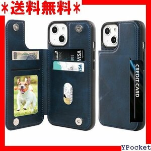 人気商品 iPhone13 ケース カード収納 ICカード収納 バー アイフォン13 ケース適用 6.1インチ ネイビー 24