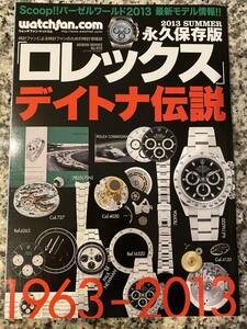 送料無料・ウォッチファン★ロレックス・デイトナ伝説★永久保存版・プレミア本！即決