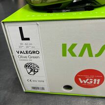 国内正規品　KASK カスク VALEGRO ヘルメット Lサイズ 59-62cm オリーブカーキグリーンWG11ロードバイク 自転車_画像2