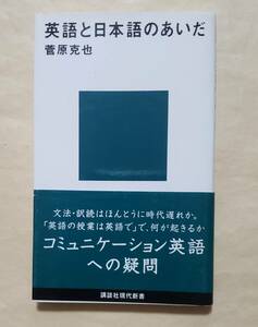 【即決・送料込】英語と日本語のあいだ　講談社現代新書　菅原克也