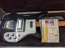 Rickenbacker 4003S ジェットグロー　ドットポジ、1output、バインディング無し！Coolだがデカ傷有り（涙）_画像2