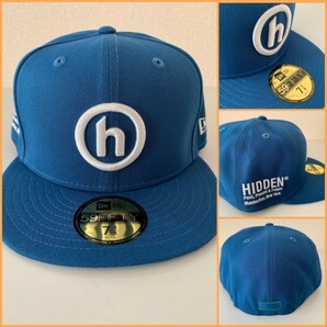Hidden NY H logo New Era Fitted Blue