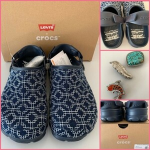 LEVI’S x CROCS All Terrain Clog ダークインディゴ SASHIKO