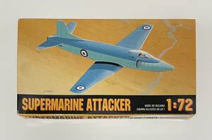 送料350円～ 希少 未組立品 Chematic 1/72 Supermarine Attacker スーパーマリン アタッカー イギリス海軍 プラモデル