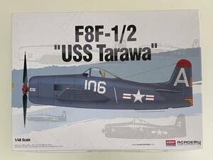 送料510円〜 希少 未組立品 アカデミー 1/48 グラマン F8F-1/2 ベアキャット 空母タラワ搭載機 プラモデル