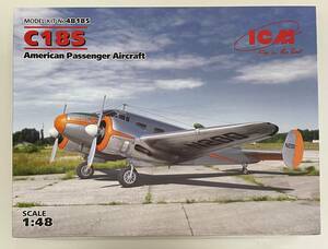 送料510円〜 希少 未使用品 定価5,390円 ICM アイシーエム 1/48 ビーチクラフト C18S 軽旅客機 プラモデル