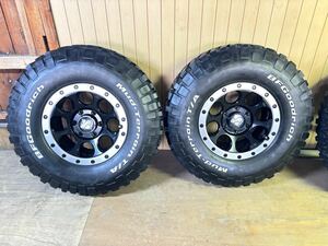 255/85R16 FJクルーザー サーフ プラド　XTREME J XJ03 16×8j +18 8j ランクル BFグッドリッチ　150プラド エクストリームJ MLJ