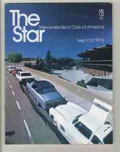 【d0852】76.9・10 The Star [Mercedes-Benz Club of America]／メルセデスオーナーの良き日、…(米国メルセデスベンツ・クラブの機関誌)