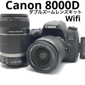 Canon EOS 8000D Wレンズキット♪