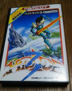 美品　人気作　FC 　ファミコン　ハイドライド３　闇からの訪問者　ナムコ　namco　昭和レトロ