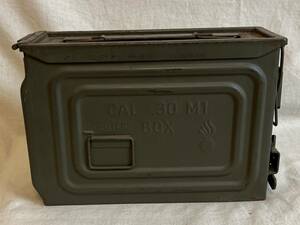 WW2～50年代 米軍 弾薬箱 CAL.30 M1 BOX キャリバー 30 口径　アモボックス アモ缶