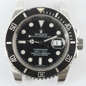 ロレックス サブマリーナ デイト Ref,116610LN ROLEX SUBMARINER Cal,3135 黒 ブラック 男性メンズ 腕時計 本体[1N716502-ZE1