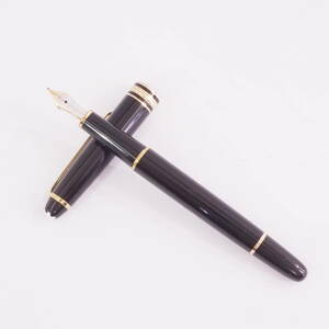 モンブラン マイスターシュテュック MONTBLANC MEISTERSTUCK 14K 14金 ブラック×ゴールド 万年筆+箱[MB172030-EG4