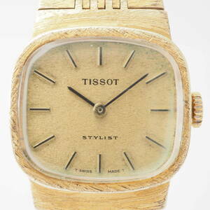 ティソ スタイリスト 10550 Cal,2403 TISSOT STYLIST 手巻き ゴールド レディース 女性 腕時計[19921-AH7