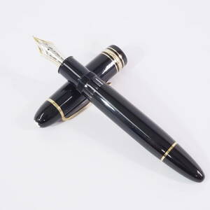 モンブラン マイスターシュテュック 149 MONTBLANC MEISTERSTUCK 14C 14金 ブラック×ゴールド 万年筆[Pa1273-EI3