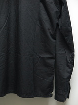 SALE30%OFF/KMRii・ケムリ/Cotton Double Pocket Stand Collar Shirt/Black・1_画像6