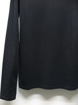 wjk・ダブルジェイケイ/basic V-neck L/S/BLACK・L_画像3