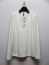 wjk・ダブルジェイケイ/thermal henley L/S/white・M_画像1