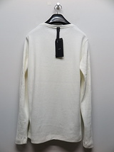 wjk・ダブルジェイケイ/thermal henley L/S/white・L_画像6