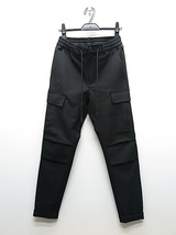 wjk・ダブルジェイケイ/easy slim cargo slacks/black・M_画像1