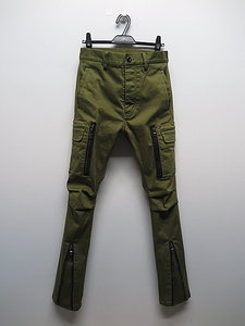 wjk・ダブルジェイケイ/slim parachute pants/khaki・L