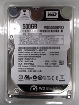 2.5" HDD WDC 500GB 1個 ,TOSHIBA 250GB 1個 ,USB2.0変換アダプタ セット_画像2