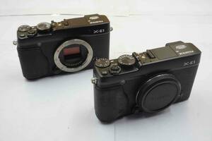 富士フィルム Fujifilm X-E1 黒 本体のみ 動作未確認 [ジャンク/現状品] 2個