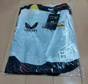 正規品!CASTOREレッドブルF1レーシングチーム2023Tシャツ ユーロSサイズ(国内M相当)新品未使用!フェルスタッペン/ホンダ/HRC/角田裕毅