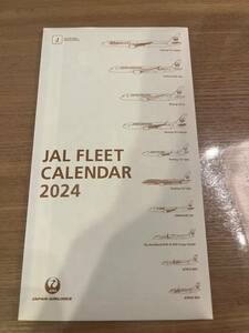 JAL 卓上カレンダー 飛行機 2024 日本航空