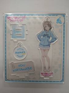 値下げ ラブライブ ! サンシャイン !! 渡辺曜 Aqours CLUB 公式 アクリルスタンドキーホルダー 私服Ver. 特価即決 ①