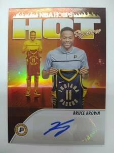 値下げ PANINI 2023-24 HOOPS HOT Signatures No. HS-BBW BRUCE BROWN AUTO 特価即決 23-24 ブルース ブラウン 直筆サイン 