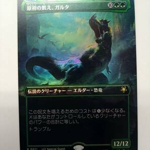 値下げ MTG SPG JP R 0011 原初の飢え、ガルタ レア ボーダーレス FOIL 特価即決 MAGIC the Gathering イクサラン 失われし洞窟の画像1