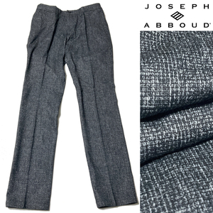 JA29XL 新品/秋冬 ジョセフアブード フランネルジャージ　ストレッチパンツ スラックス 軽量　ウォームビズ メランジ JOSEPH ABBOUD