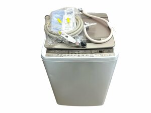 ■HITACHI ビートウォッシュ 9kg全自動電気洗濯機 BW-V90F 縦型 簡易乾燥機能 日立 2020年製 N シャンパン 大流量 店頭引取可能